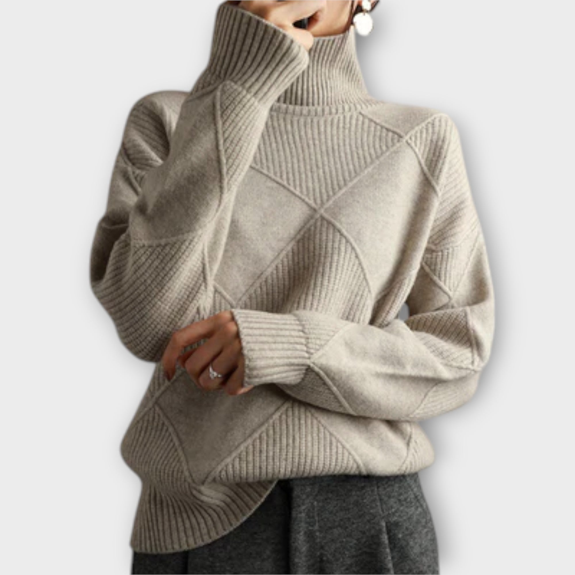 Melanie - Mukava turtleneck-neule