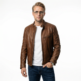 Alex | Miehesten Nahkatakki